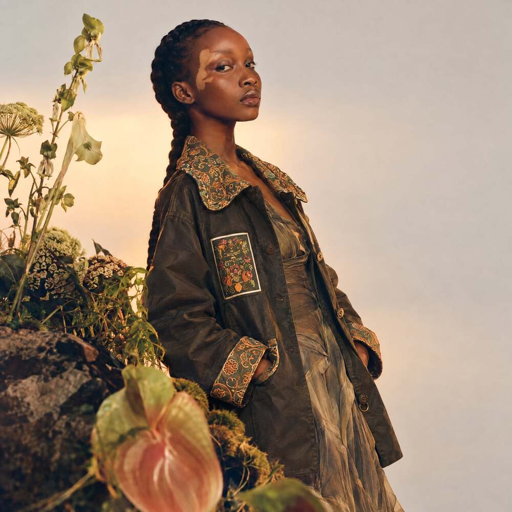 NWT Barbour X Farm Rio Maria - Clara Wax Jacket XS